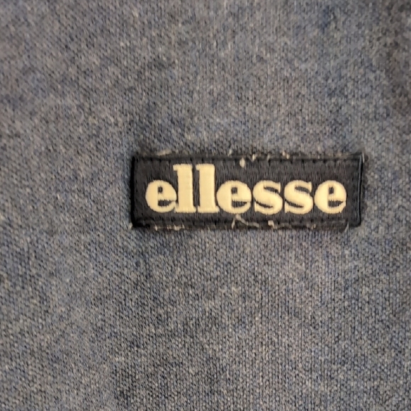 Ellesse Vintage Navy Polo Shirt - Picture 2 of 5